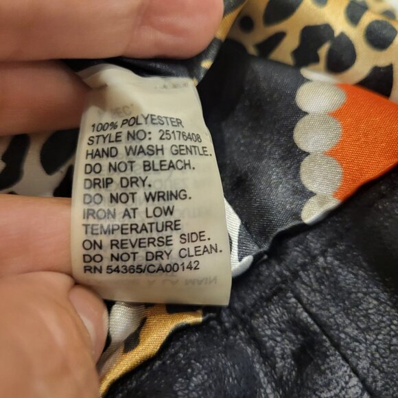 Bianca Nygard Biker Style Color Block Jacket Size 8 Black - Picture 12 of 14